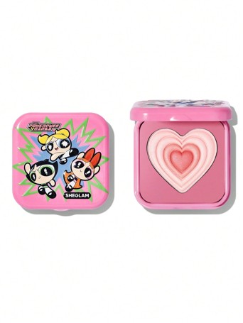 The Powerpuff Girls x SHEGLAM Tough Love Shimmer Blush - Utonium