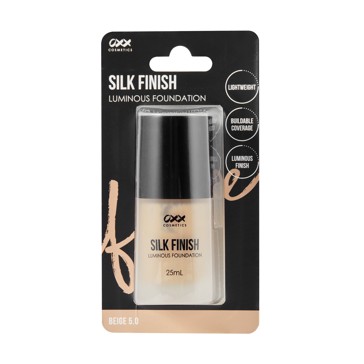 Silk Finish Luminous Foundation  Beige 5.0 - OXX Cosmetics