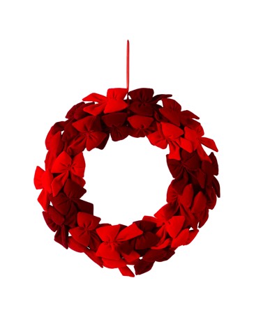 Anko Velvet Bow Wreath