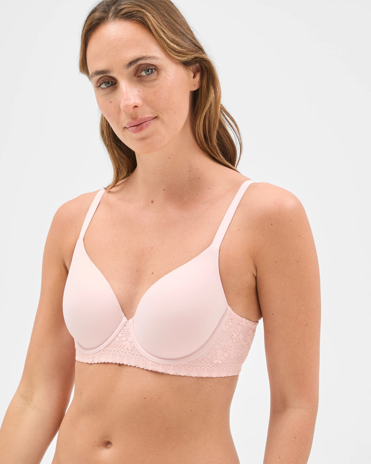 Soft Comfort Underwire T-Shirt Bra - Lotus 2 of 3