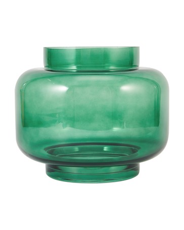 Anko Green Tiered Glass Vase