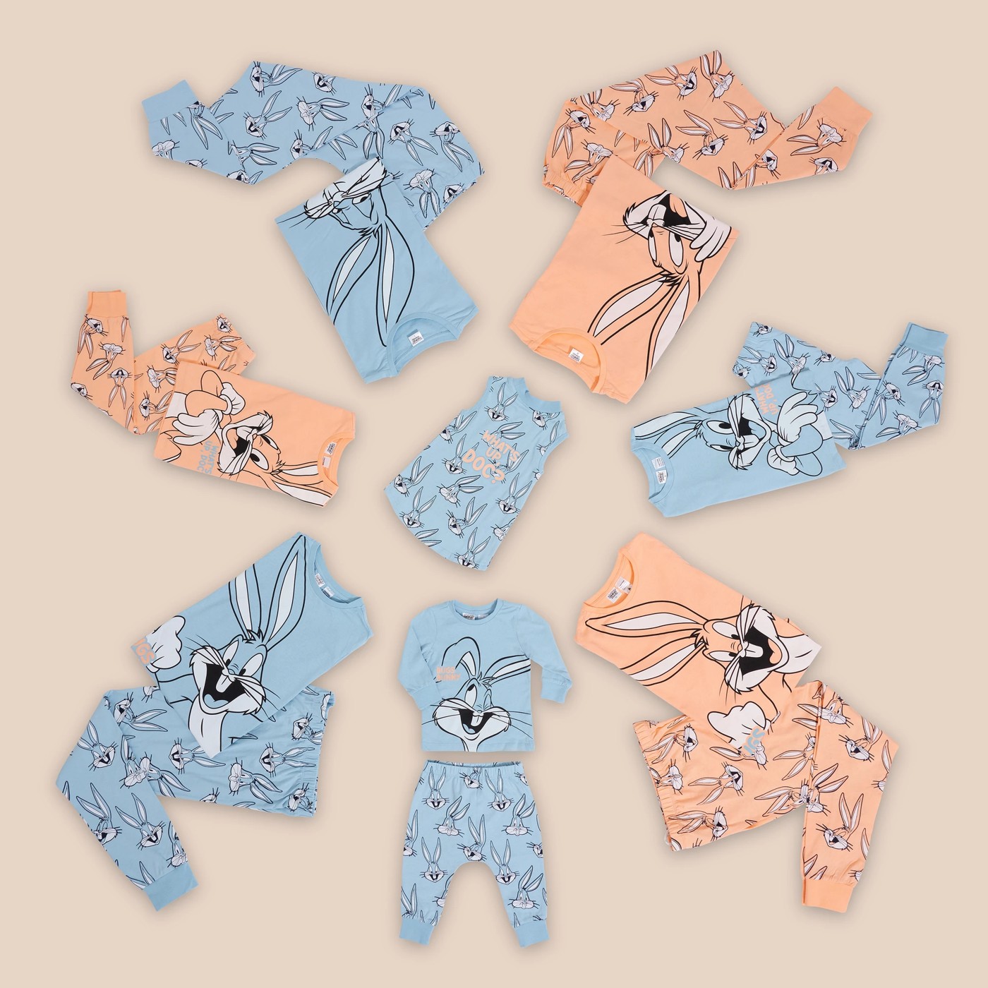 Looney Tunes Bugs Bunny Family Matching Dog Pyjamas 3 of 3