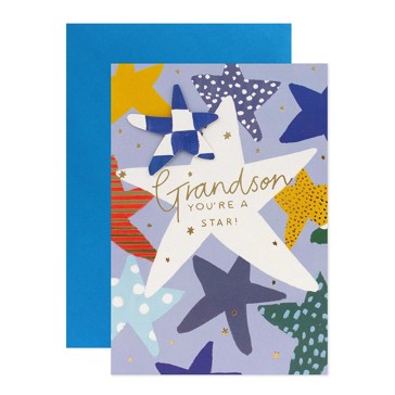 Connections from Hallmark Birthday Card - Grandson, Starfish