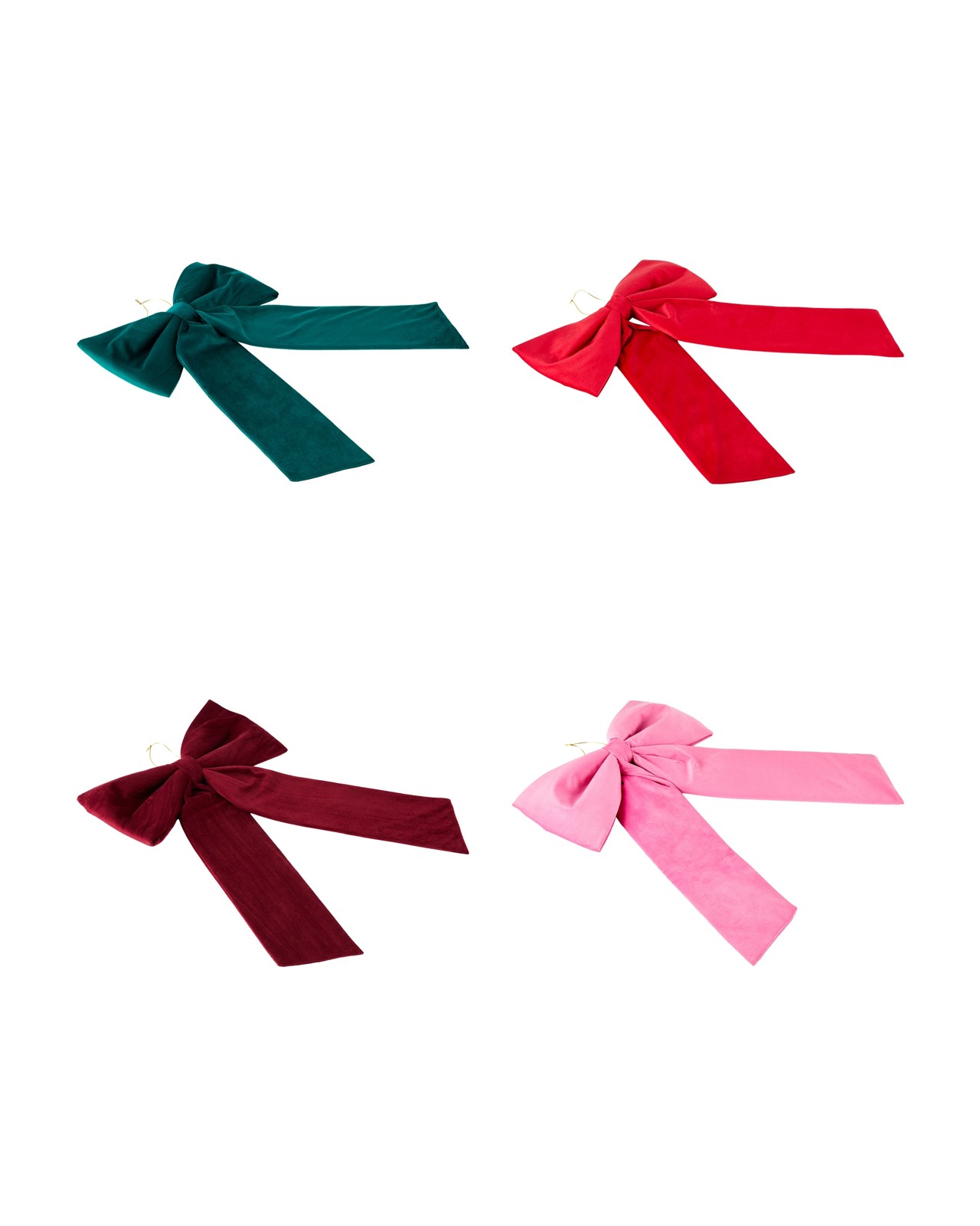 Anko Large Velvet Bow - Assorted 2 of 4