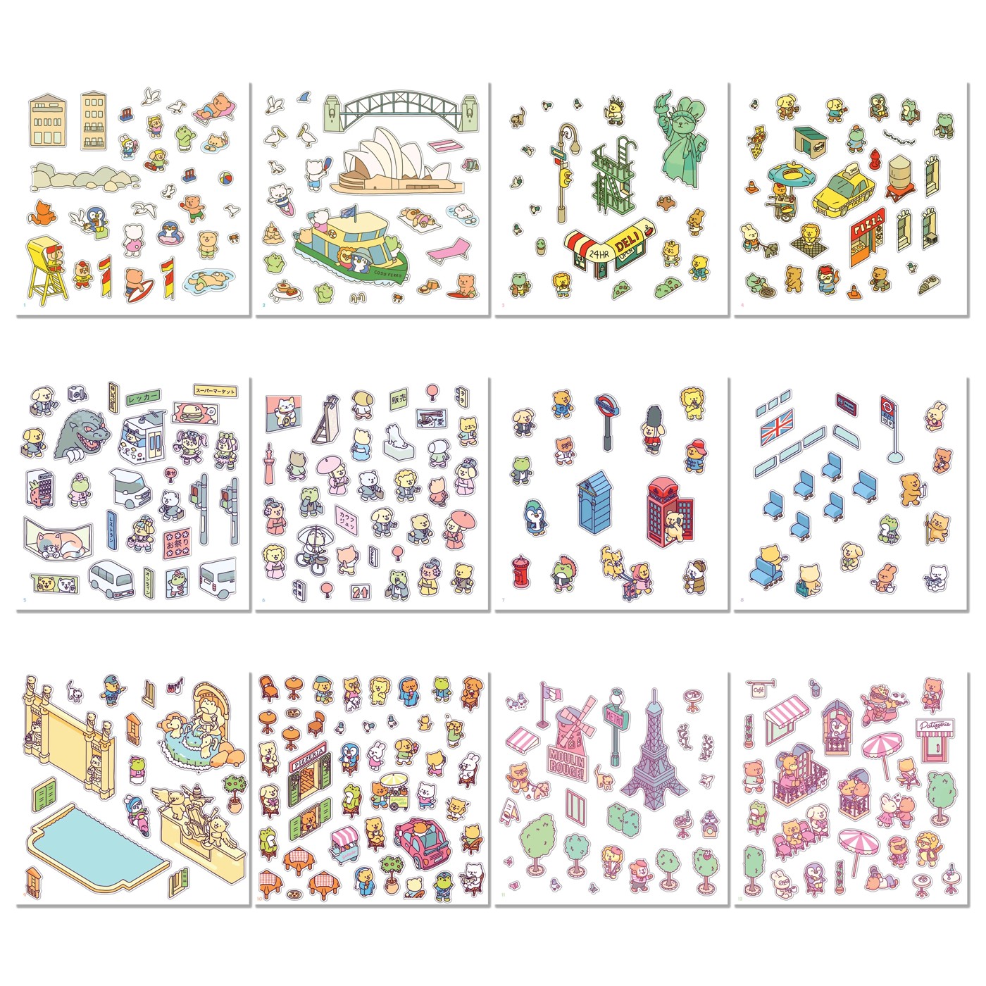 Cosy Sticker Worlds Dream Vacation - Book 3 of 5