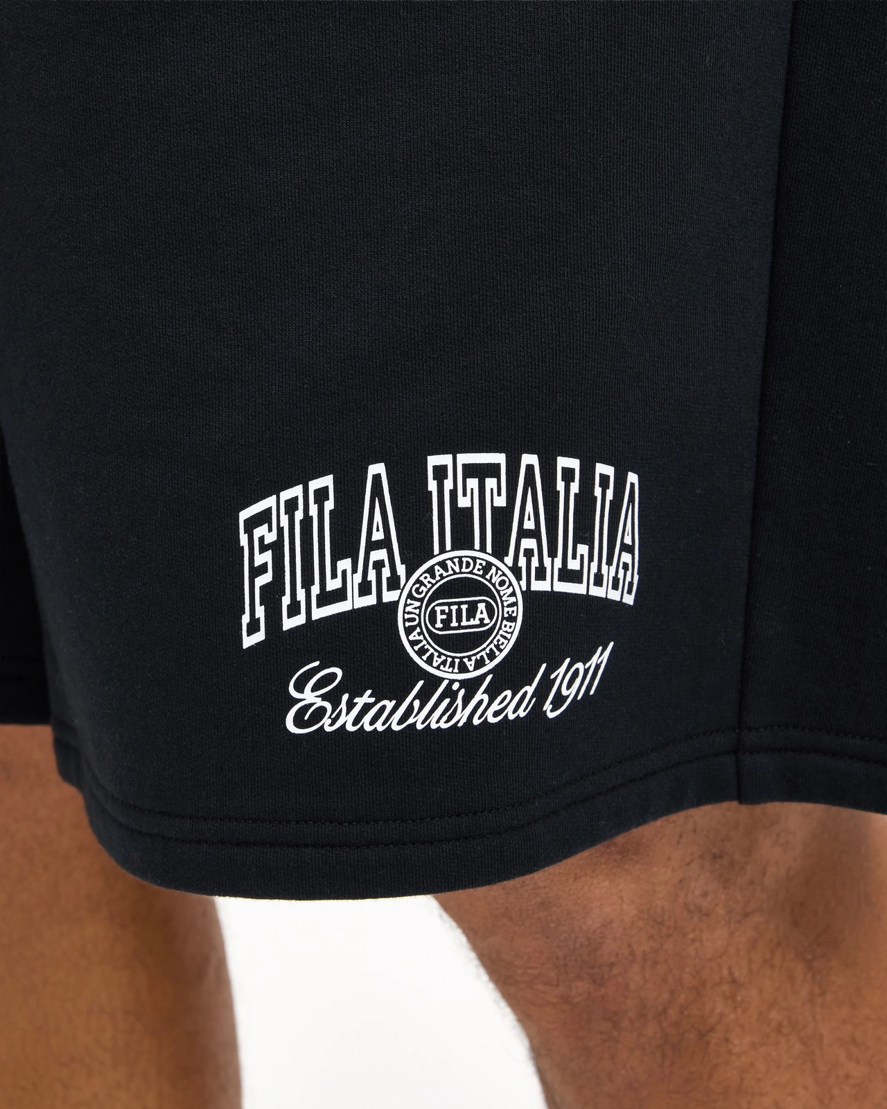 Fila Plus Arlo Fleece Shorts - Black 5 of 5