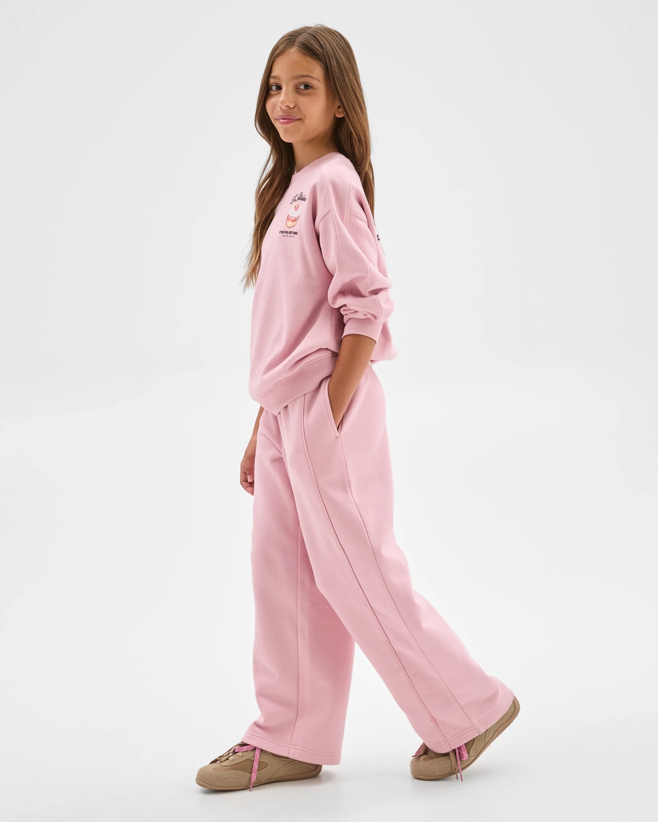 Australian Cotton Blend Trackpants - Pink 2 of 6