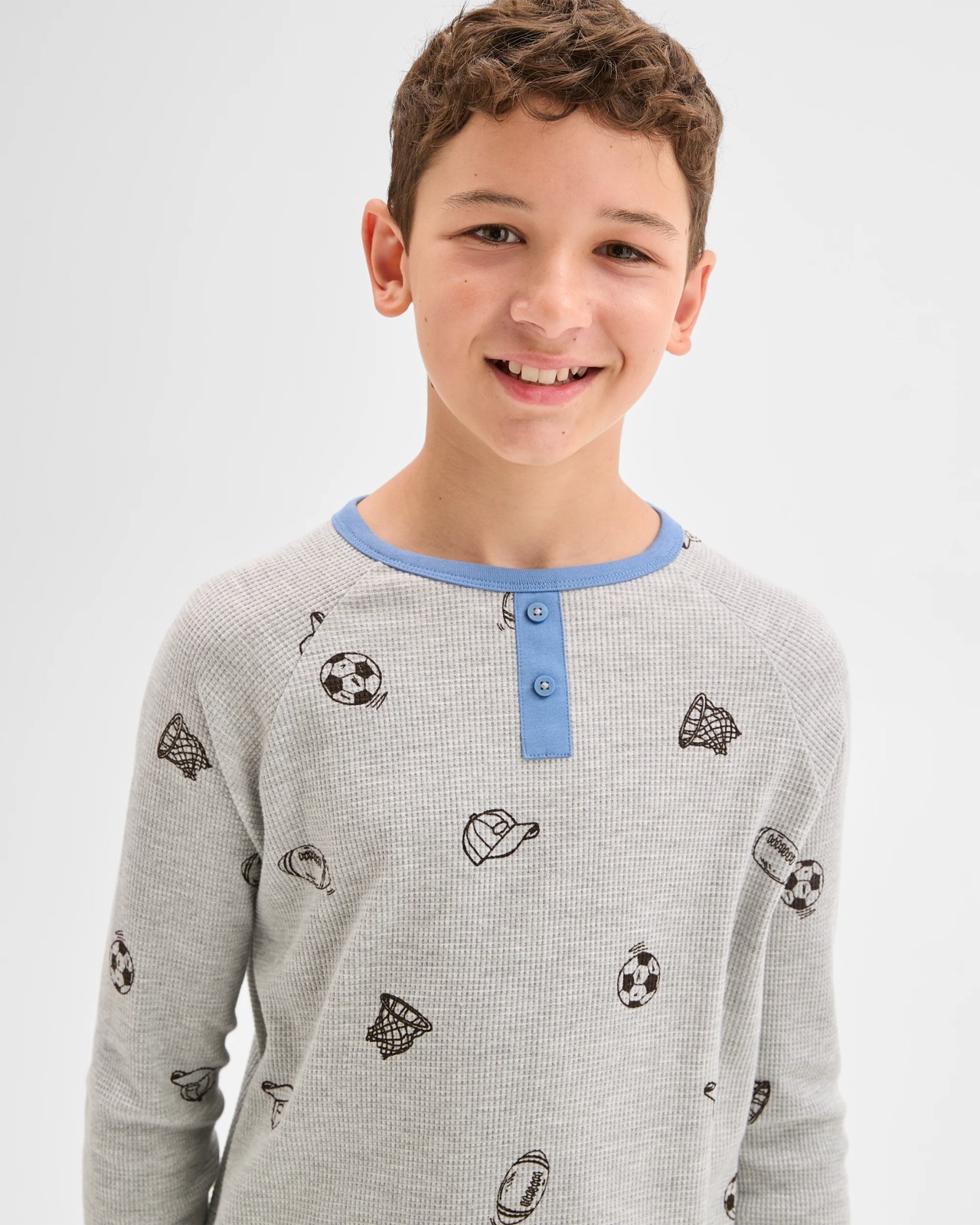 Australian Cotton Older Boys Elevated Knit Pyjama Set 2 of 5