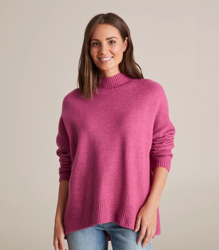 Super Soft High Neck Knit Jumper | Target Australia