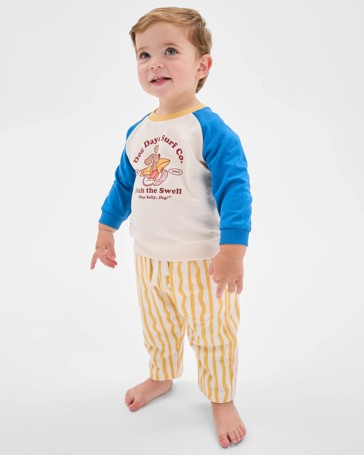 Baby Organic Cotton Jumper & Pants 2 Piece Set