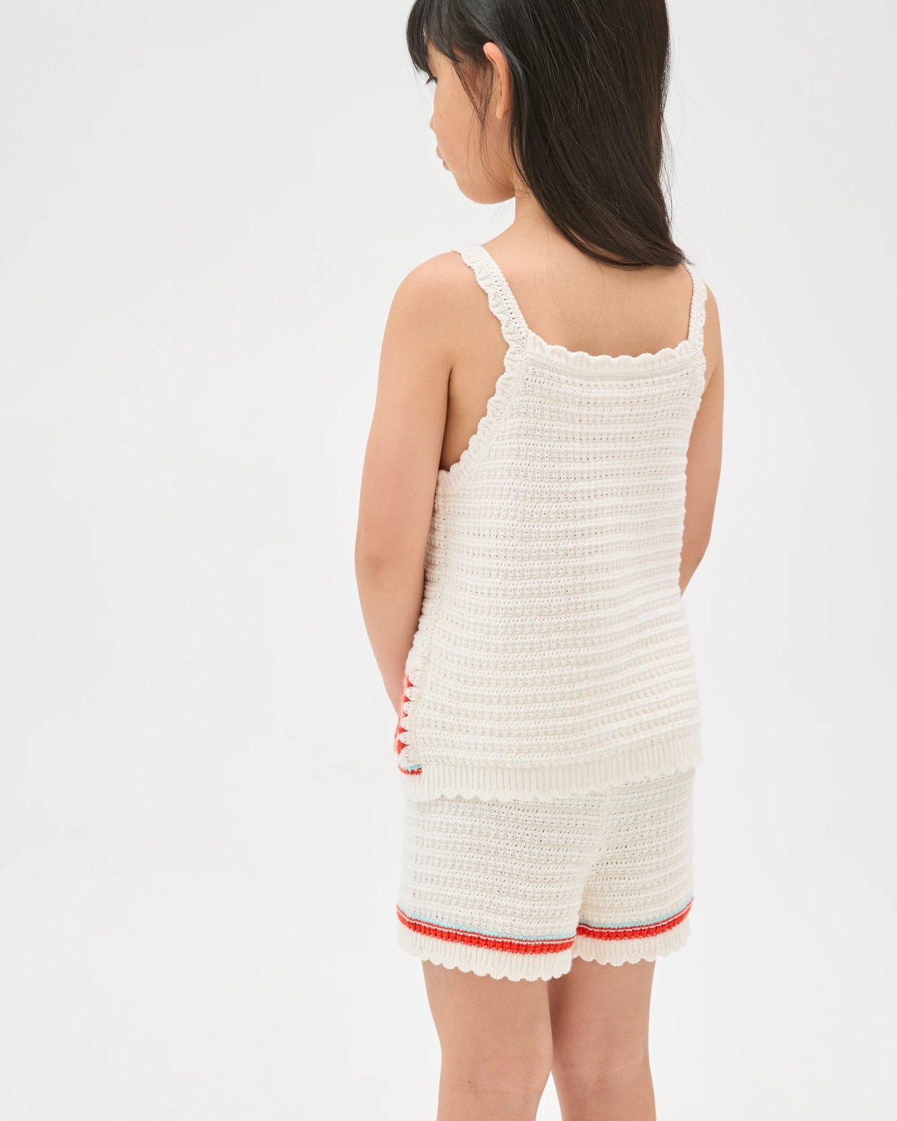Australian Cotton Crochet Tank Top and Shorts Set 4 of 5