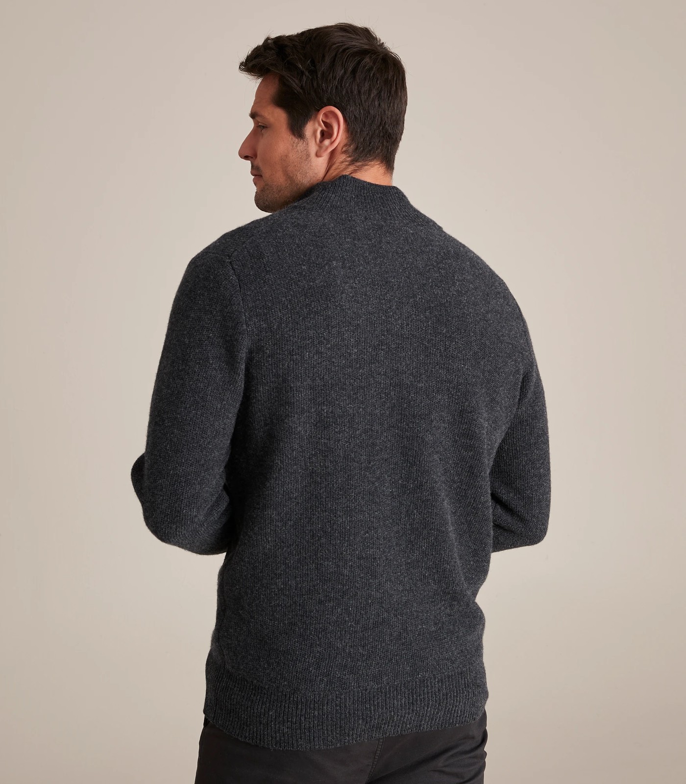 Half Zip Lambswool Knit Jumper Target Australia