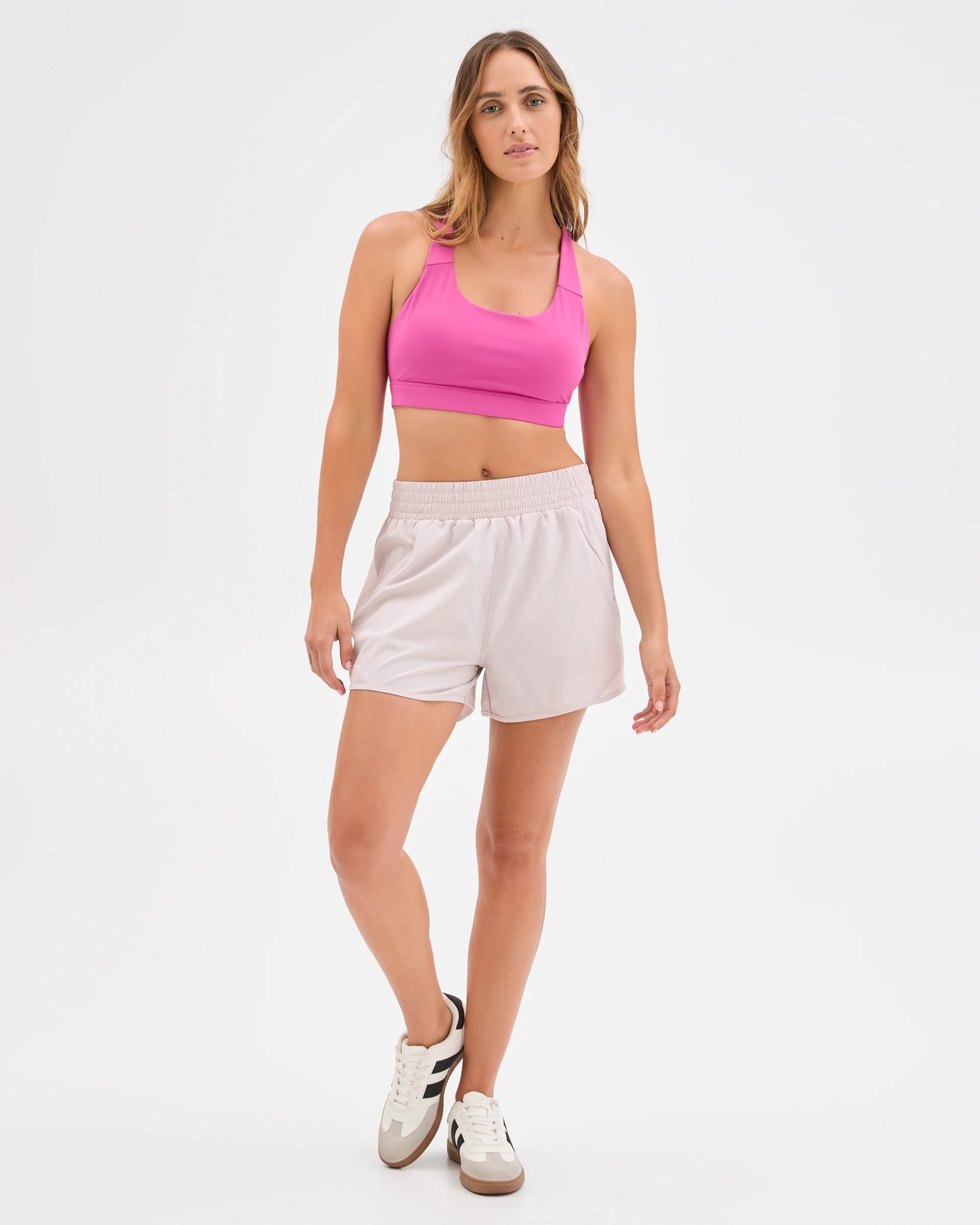 Active Infinity Medium Impact Crop Top - Berry 4 of 5