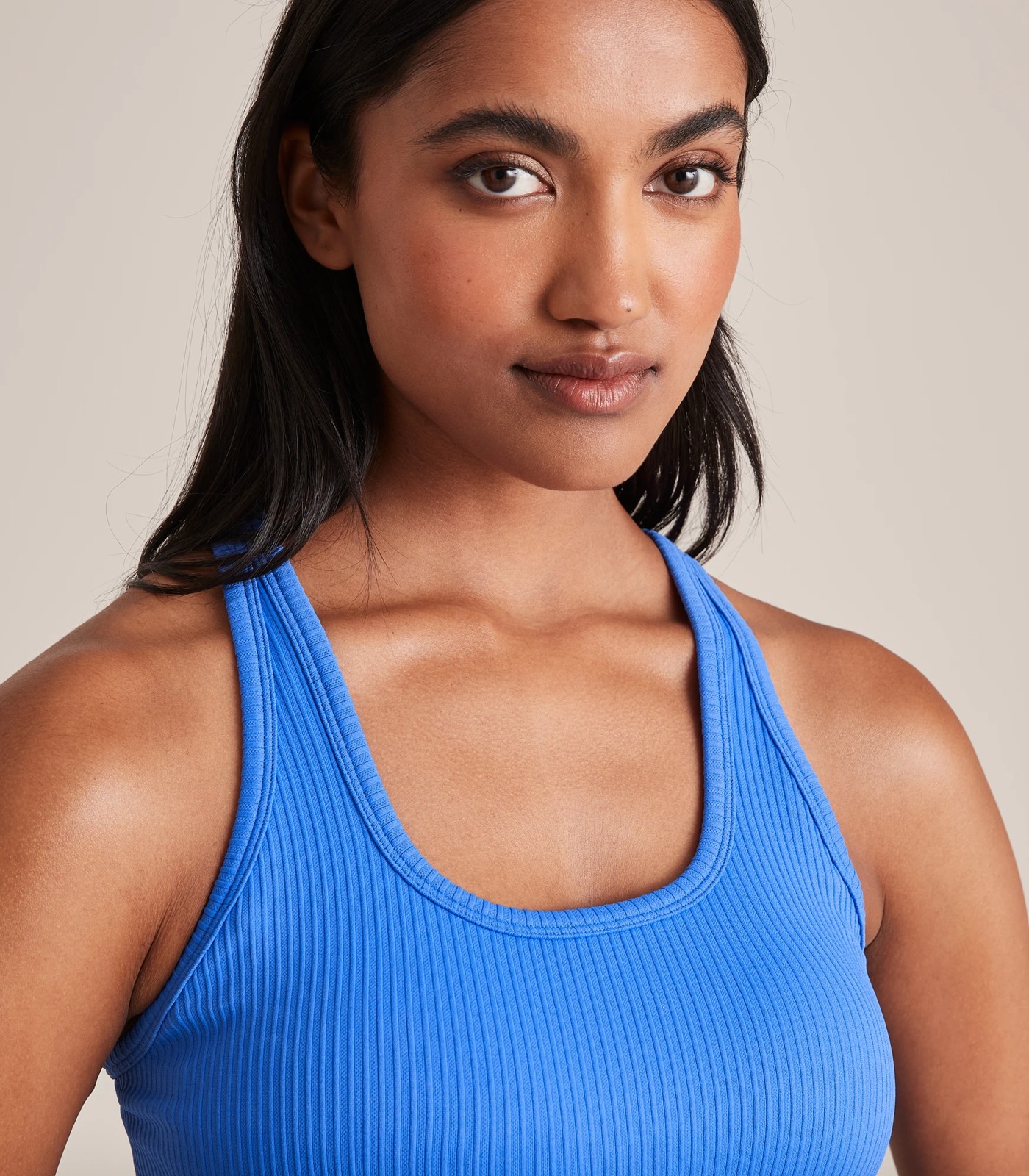 Active Seamfree Ribbed Longline Crop Top