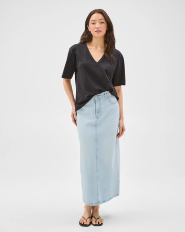 Lily Loves Denim Pencil Skirt