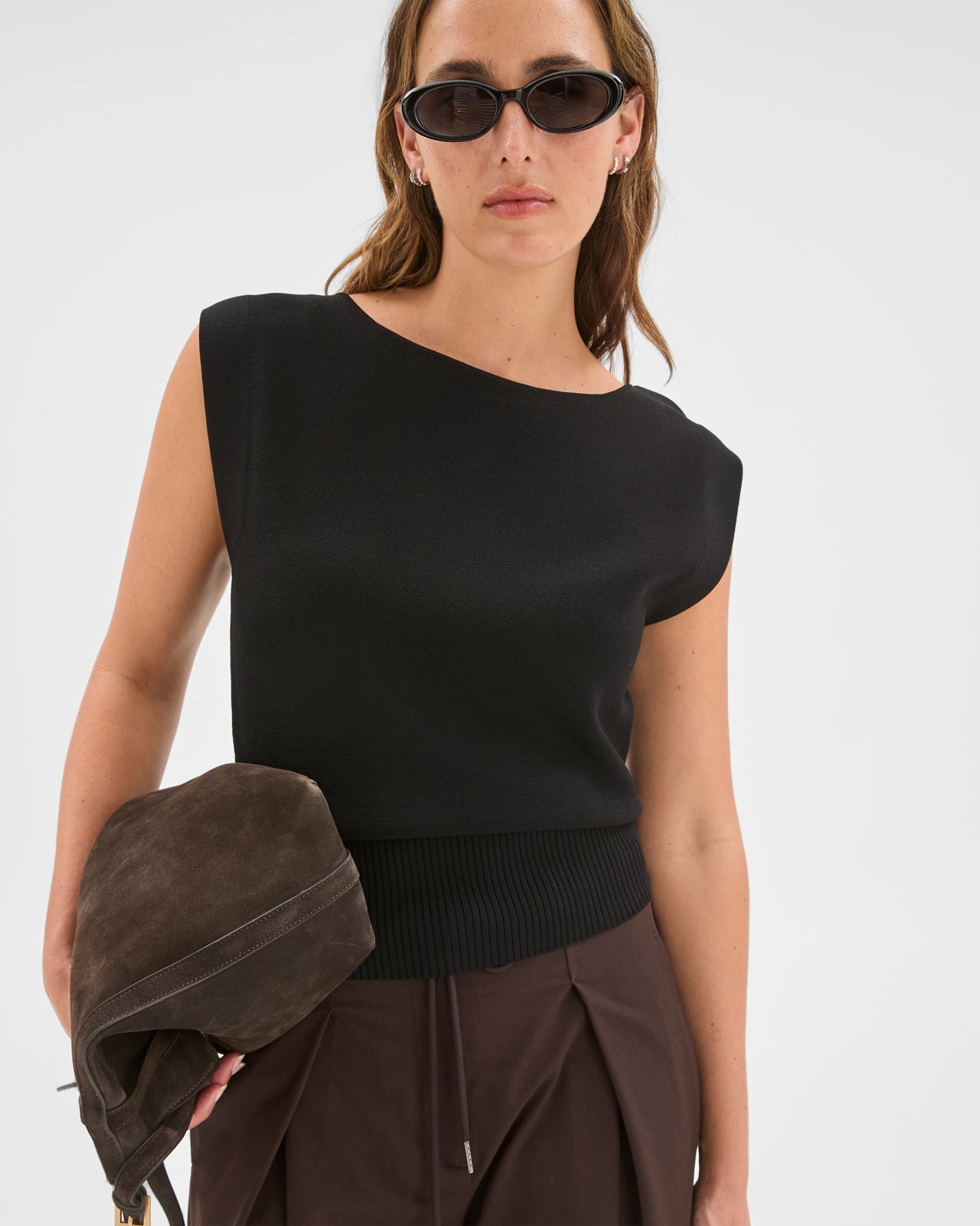 Preview Ultimate Knit Tank Top - Black 3 of 5