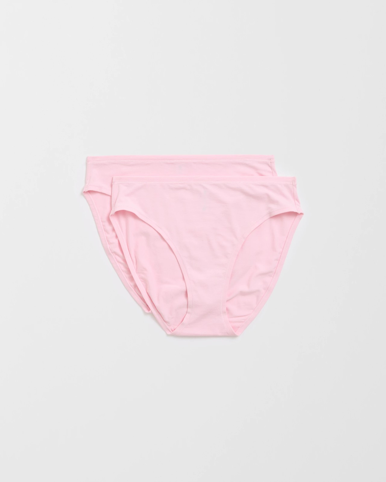 2 Pack Bamboo High Cut Briefs - Parfait Pink 5 of 6