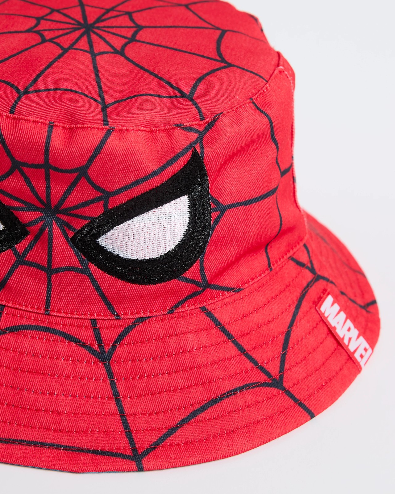 Licensed Marvel Spider-Man Mask Cotton Bucket Hat 3 of 3