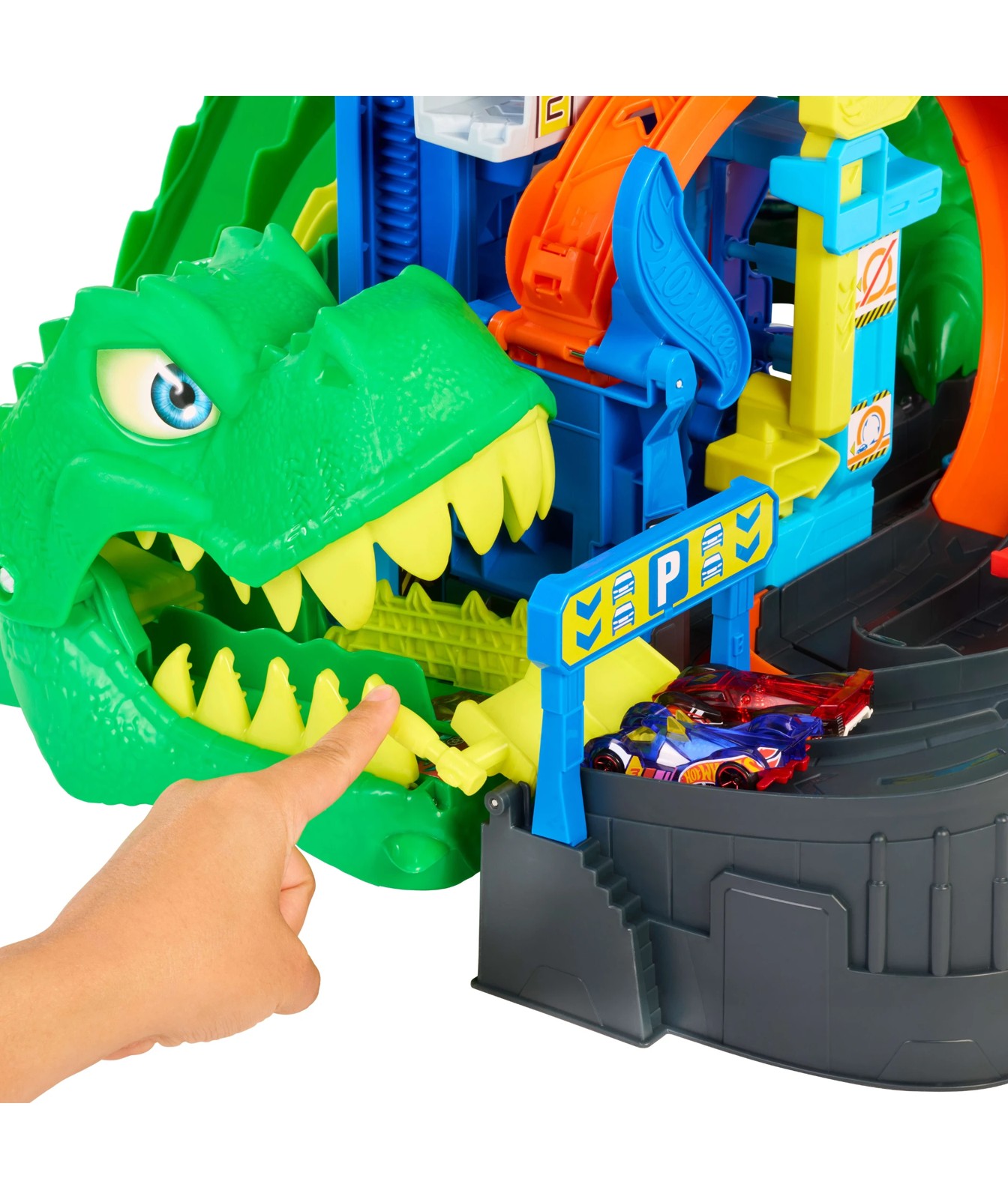 Hot Wheels City Ultimate T-Rex Garage 4 of 5