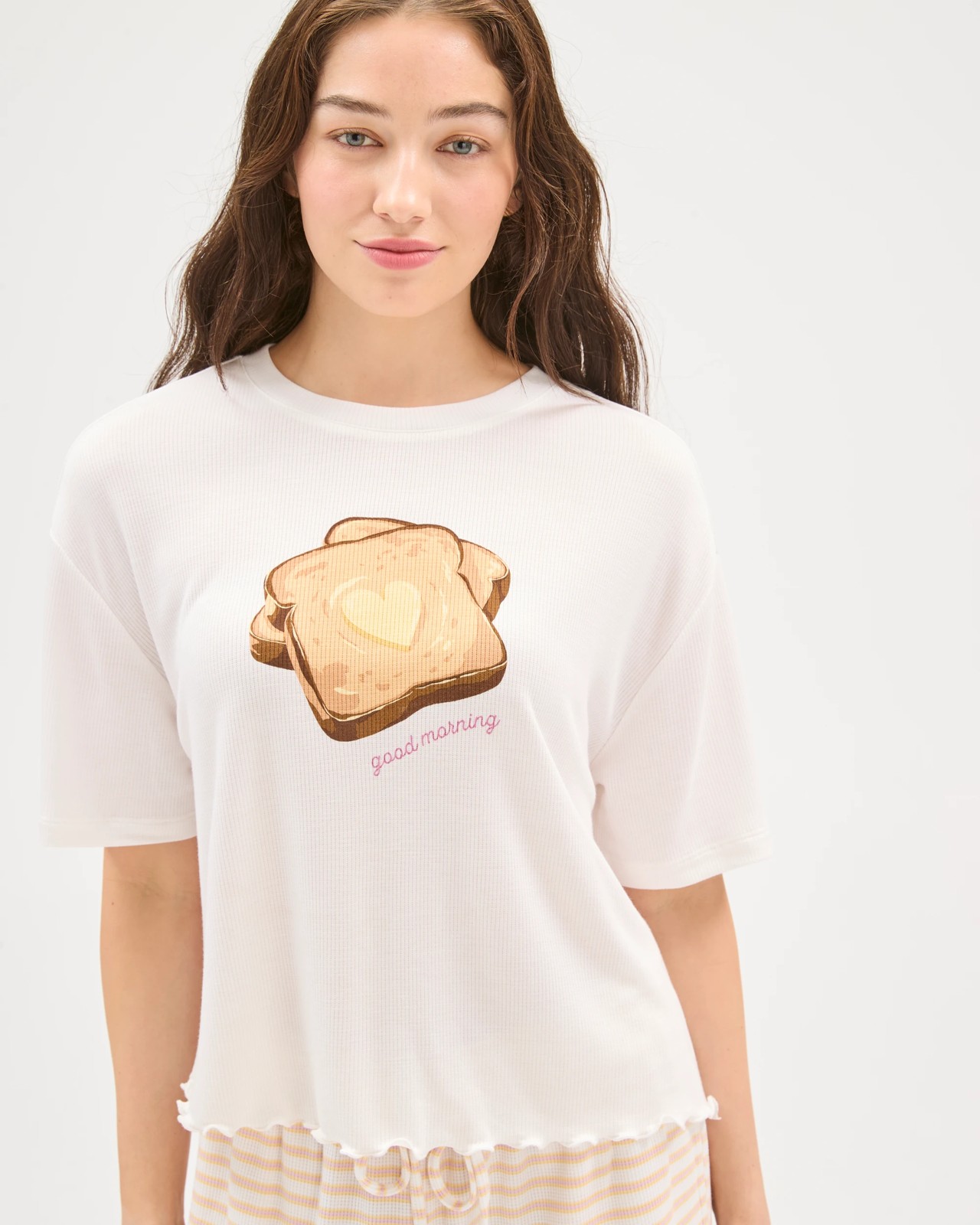 Lily Loves Waffle Relaxed Sleep T-Shirt 3 of 5