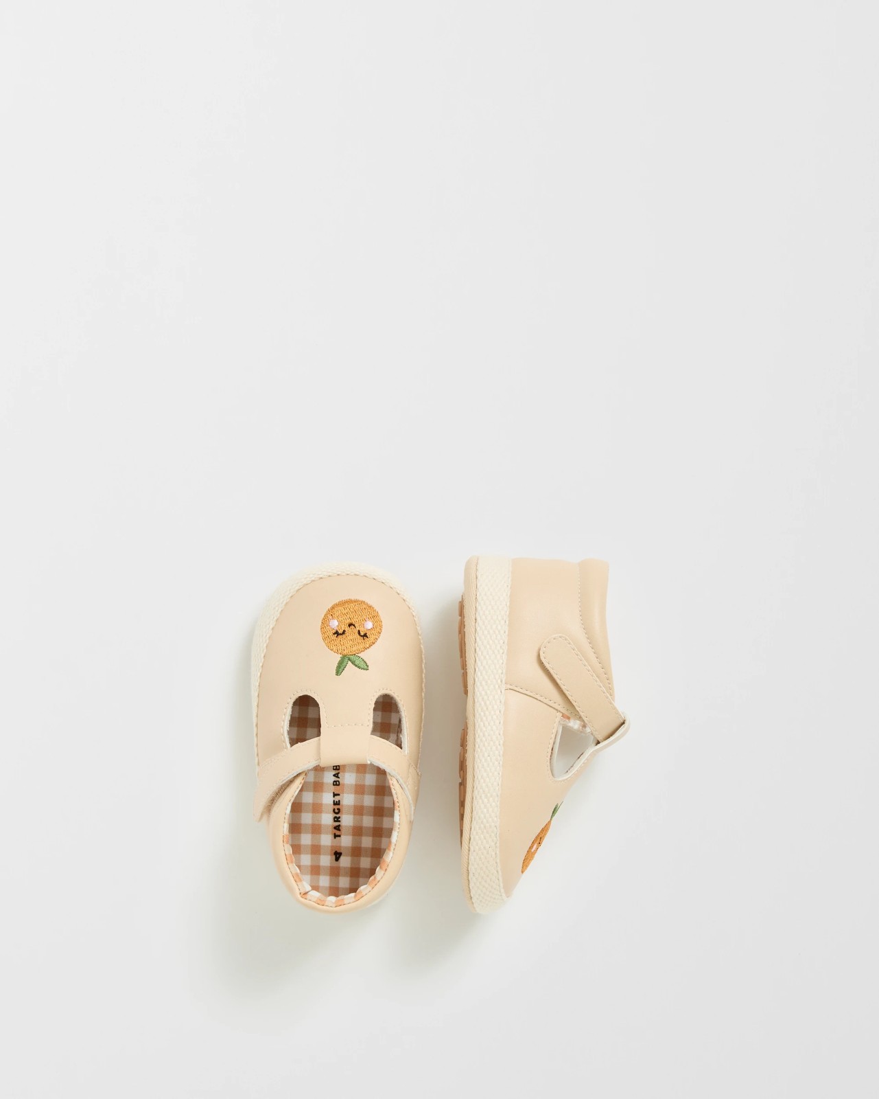 Pre-Walker Applique Peach Pumps 3 of 3