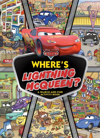 Disney Pixar Cars: Where's Lightning McQueen? - A Search-and-Find Activity Book
