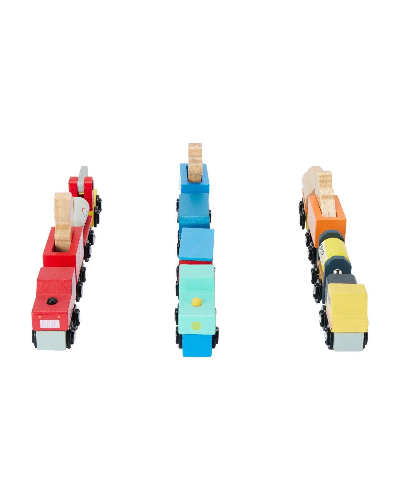 Wooden Train and Carriage Set, Assorted - Anko 2 of 5
