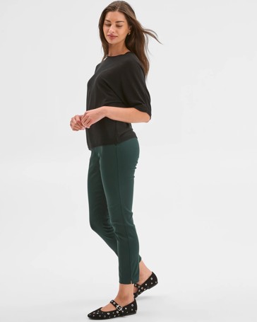 Petites Ankle Length Bengaline Pants - Carrie