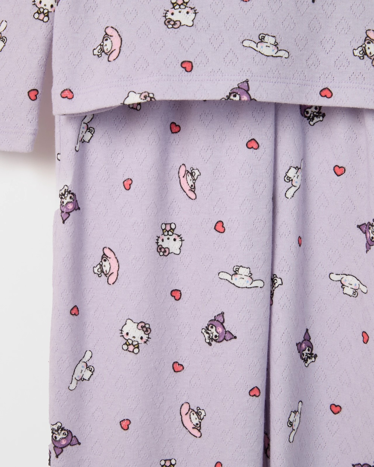 Hello Kitty Mini Me Family Matching Australian Cotton Younger Girls Pyjama Set  2 of 3