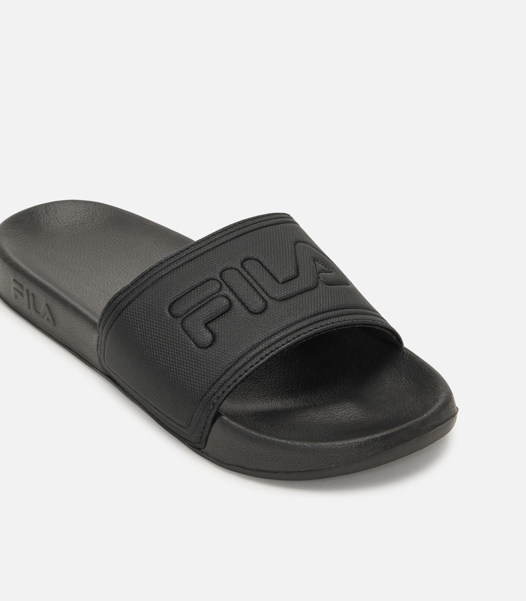 Slide Sandal Fila Black Slides Amazon Fila Outdoor Slide Sandals