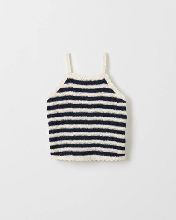 Australian Cotton Blend Crochet Tank Top