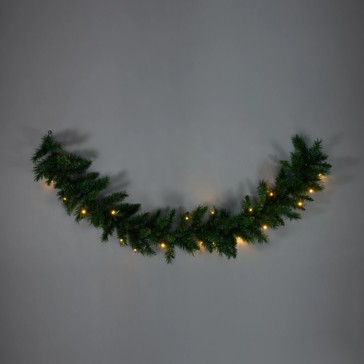 Light Up Green Garland - Anko