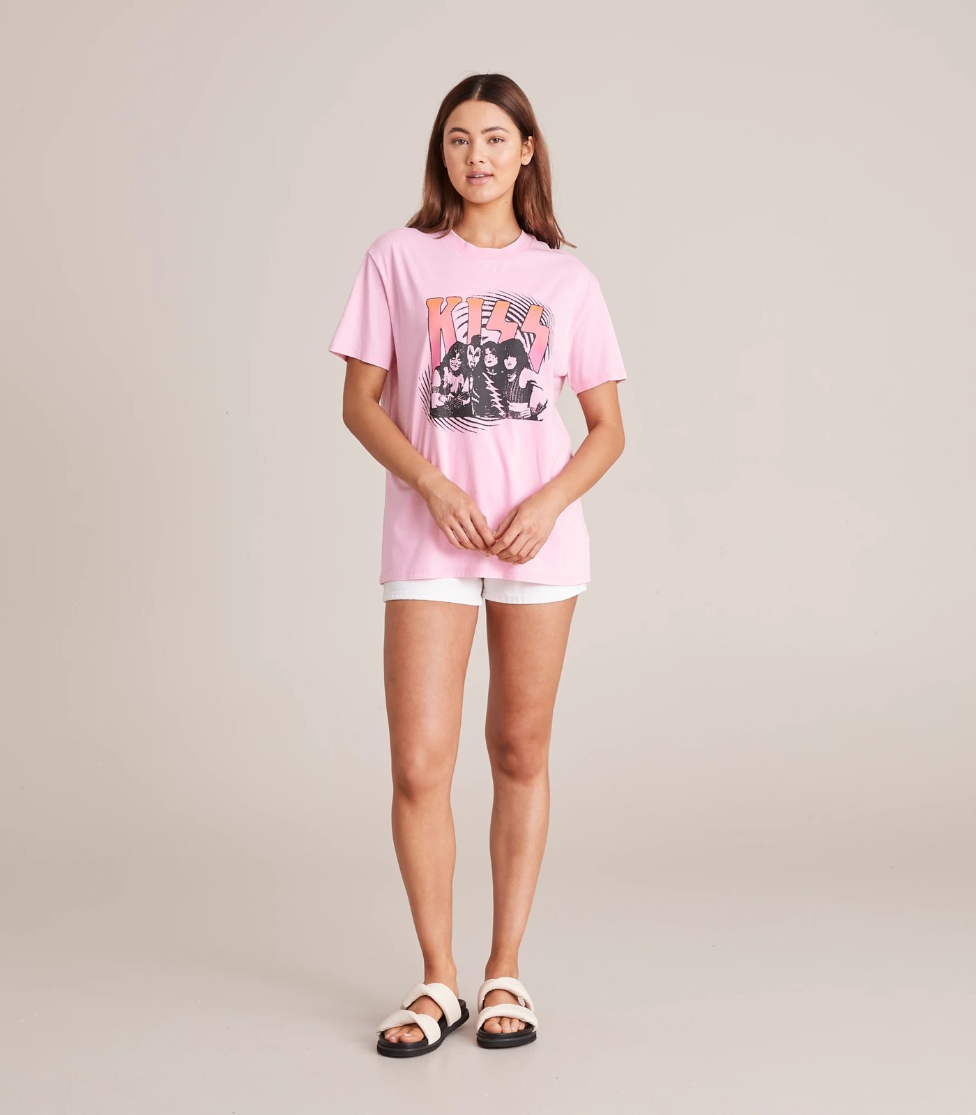 KISS Crew Neck Boxy T-Shirt | Target Australia