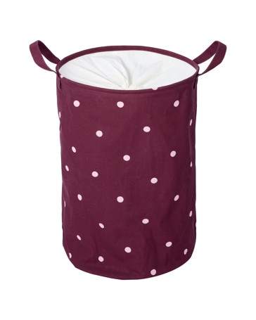 Anko Polka Dot Pop Up Laundry Hamper - Fig