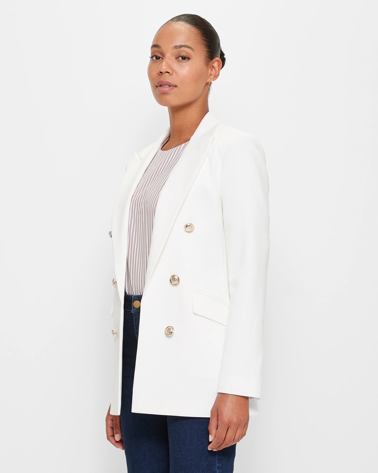 Tailored Double Breasted Blazer - Preview | Target Australia