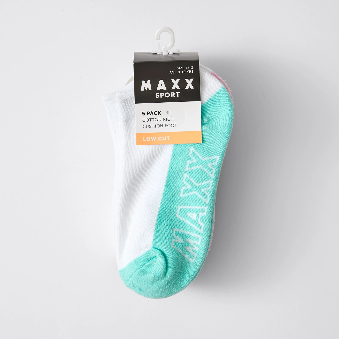 5 Pack Maxx Low Cut Socks 3 of 3