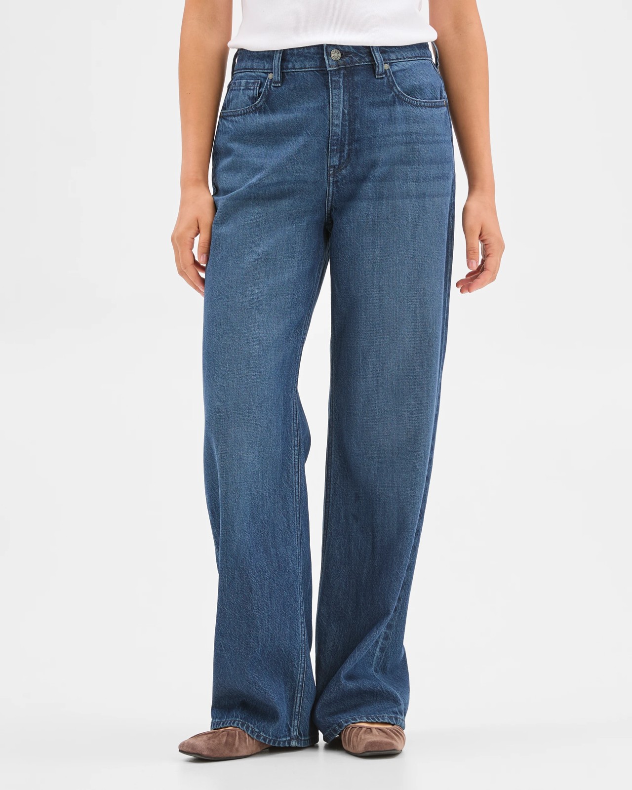 Wide Leg Loose Fit Denim Jeans - Imogen  6 of 6