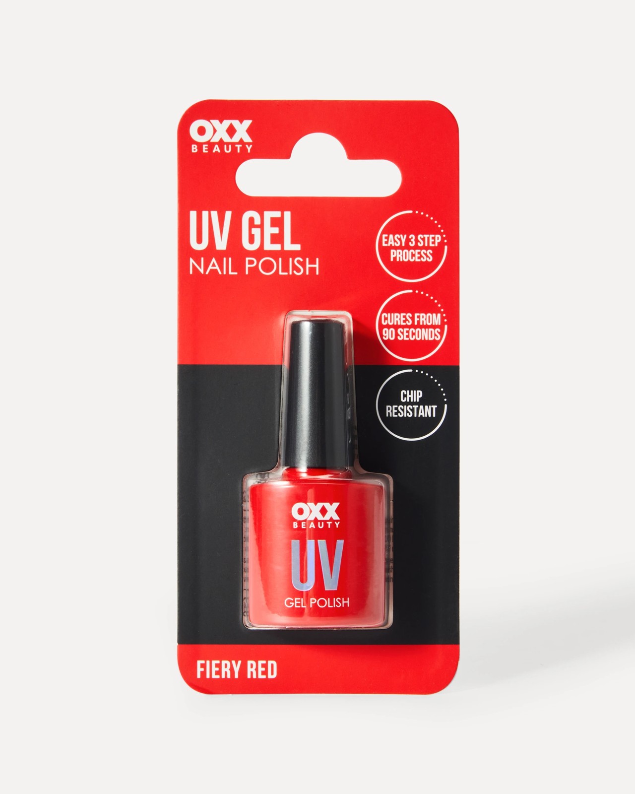 OXX Beauty UV Gel Nail Polish - Fiery Red 5 of 6