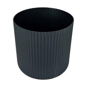 Anko 43cm Linear Plastic Pot - Black thumbnail 2