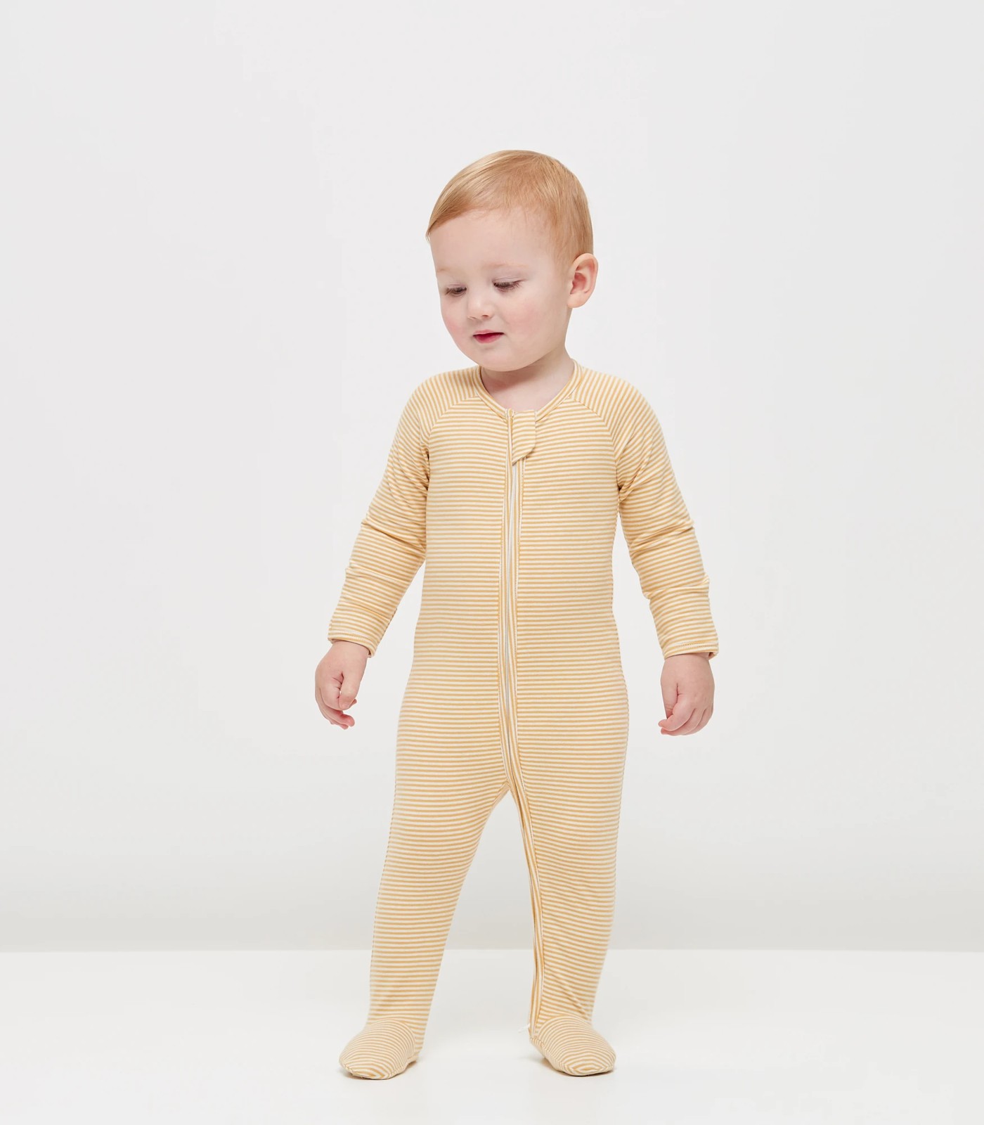 Baby Organic Cotton Stripe Coverall Target Australia