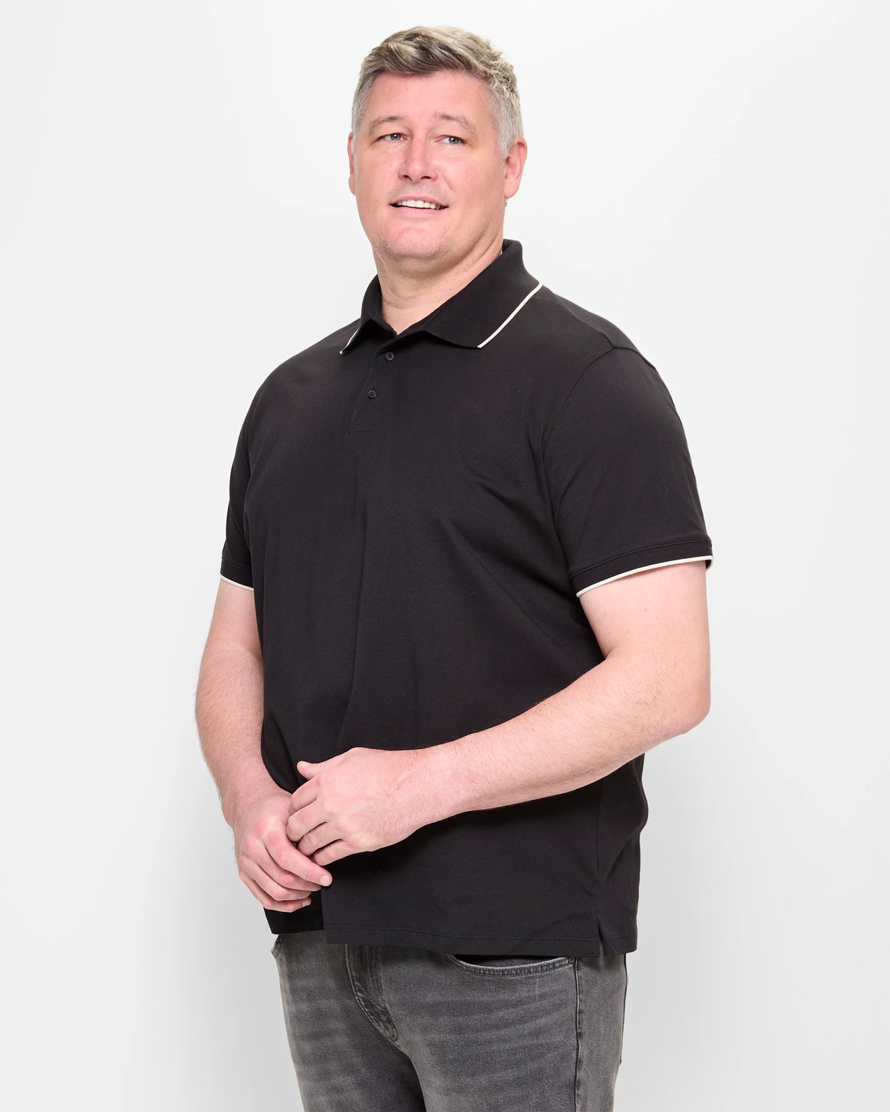 Plus Size Smart Polo Top 3 of 5