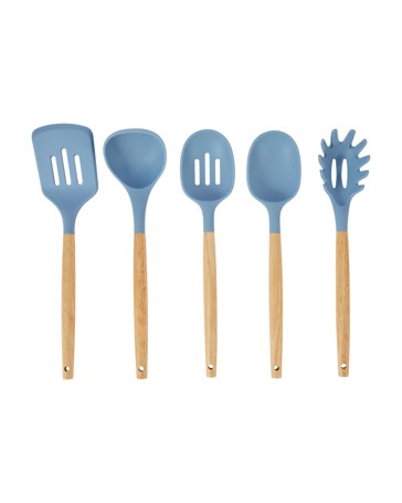 Anko Set of 5 Utensils - Blue