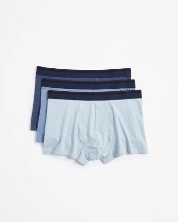 3 Pack Australian Cotton Blend Hipster Trunks - Maxx