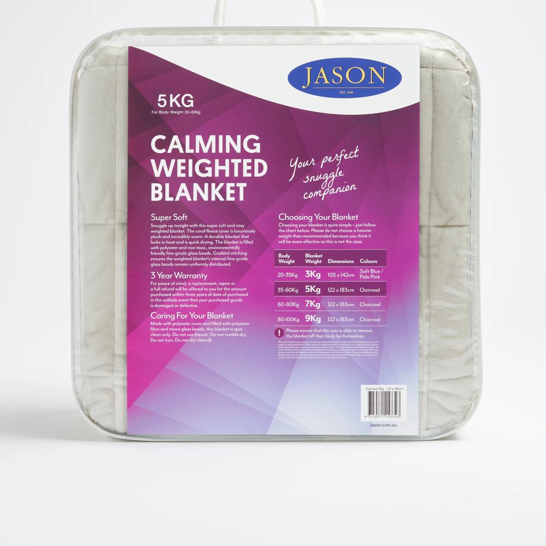 Jason 5kg Weighted Blanket Target Australia