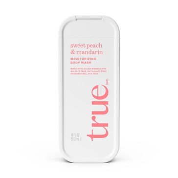 True Inc Moisturising Body Wash 532ml - Sweet Peach & Mandarin