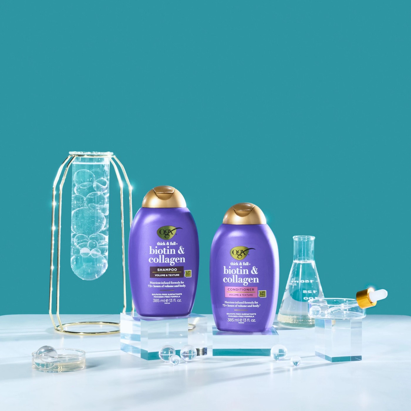 OGX Thick & Full+ Biotin & Collagen Shampoo 385ml 6 of 6