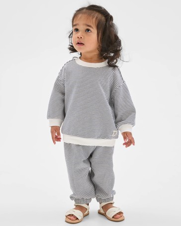 Baby Organic Cotton Striped Jumper