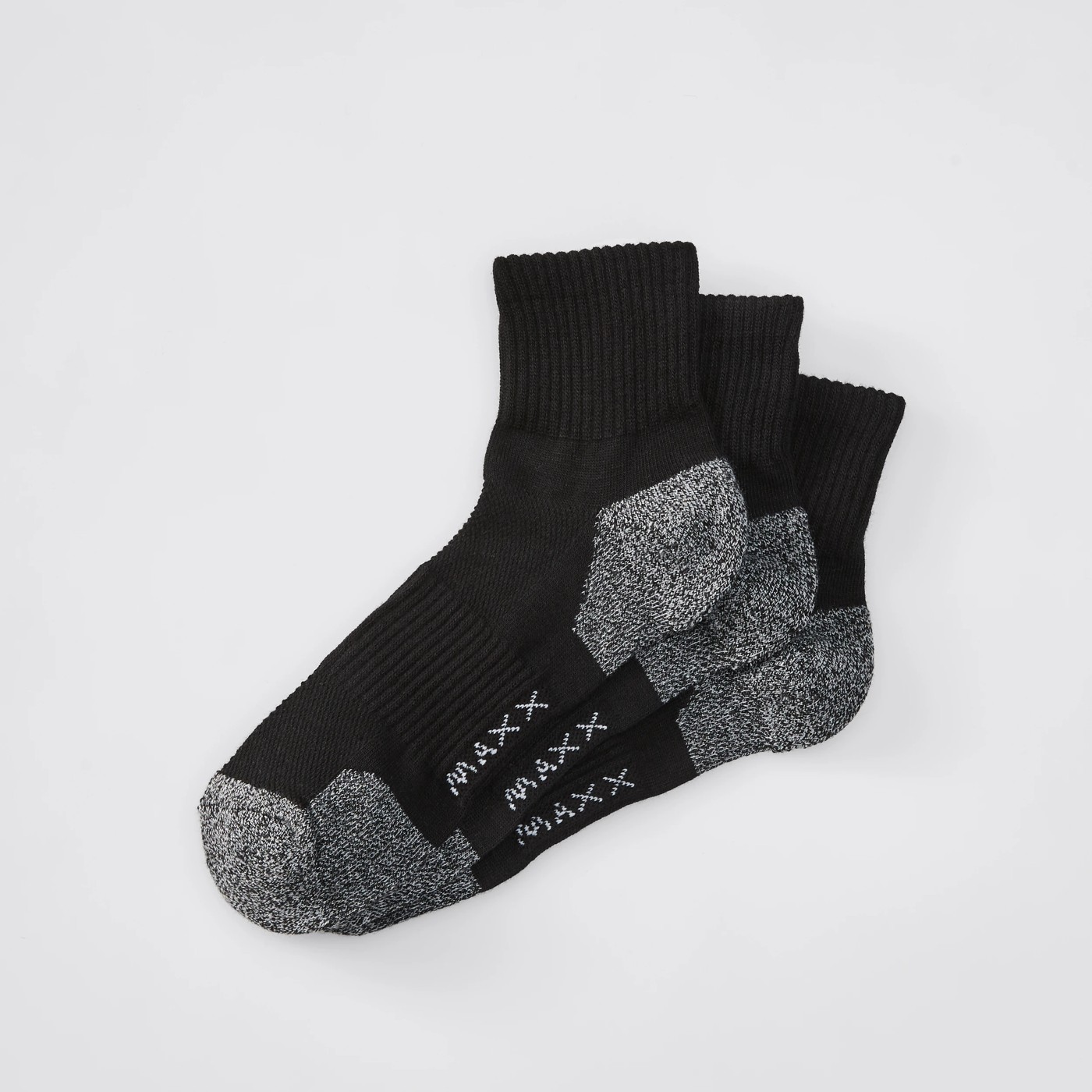 Maxx 3 Pack Performance Quarter Crew Socks 3 of 3