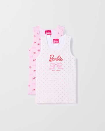 Barbie Australian Cotton 2 Pack Singlet