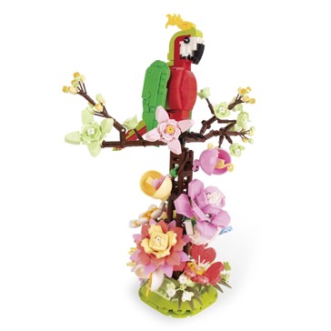 1164 Piece Mini Blocks Animal Series: Flower Parrot - Anko